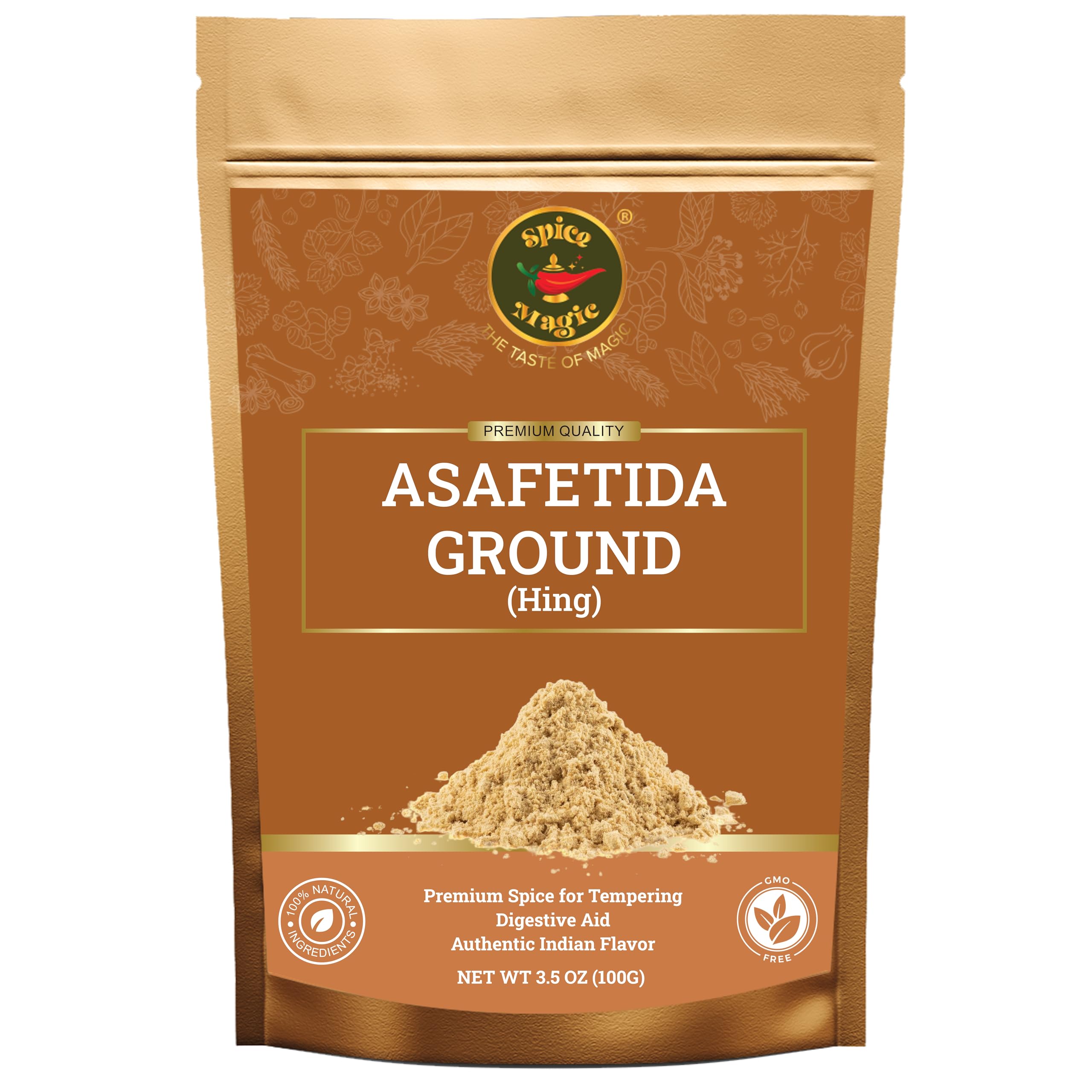 SPICE MAGIC Asafetida Ground jar for authentic Indian flavor