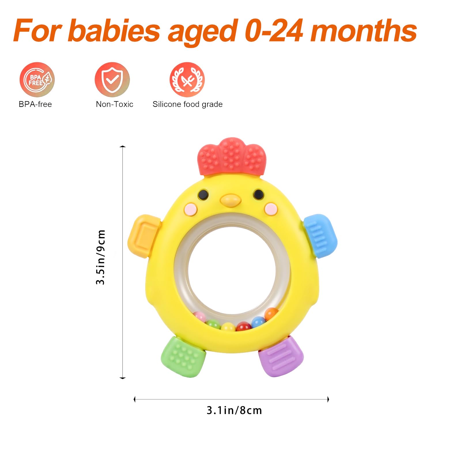 SPICE PAWS BPA-free silicone ensures safe chew toy.
