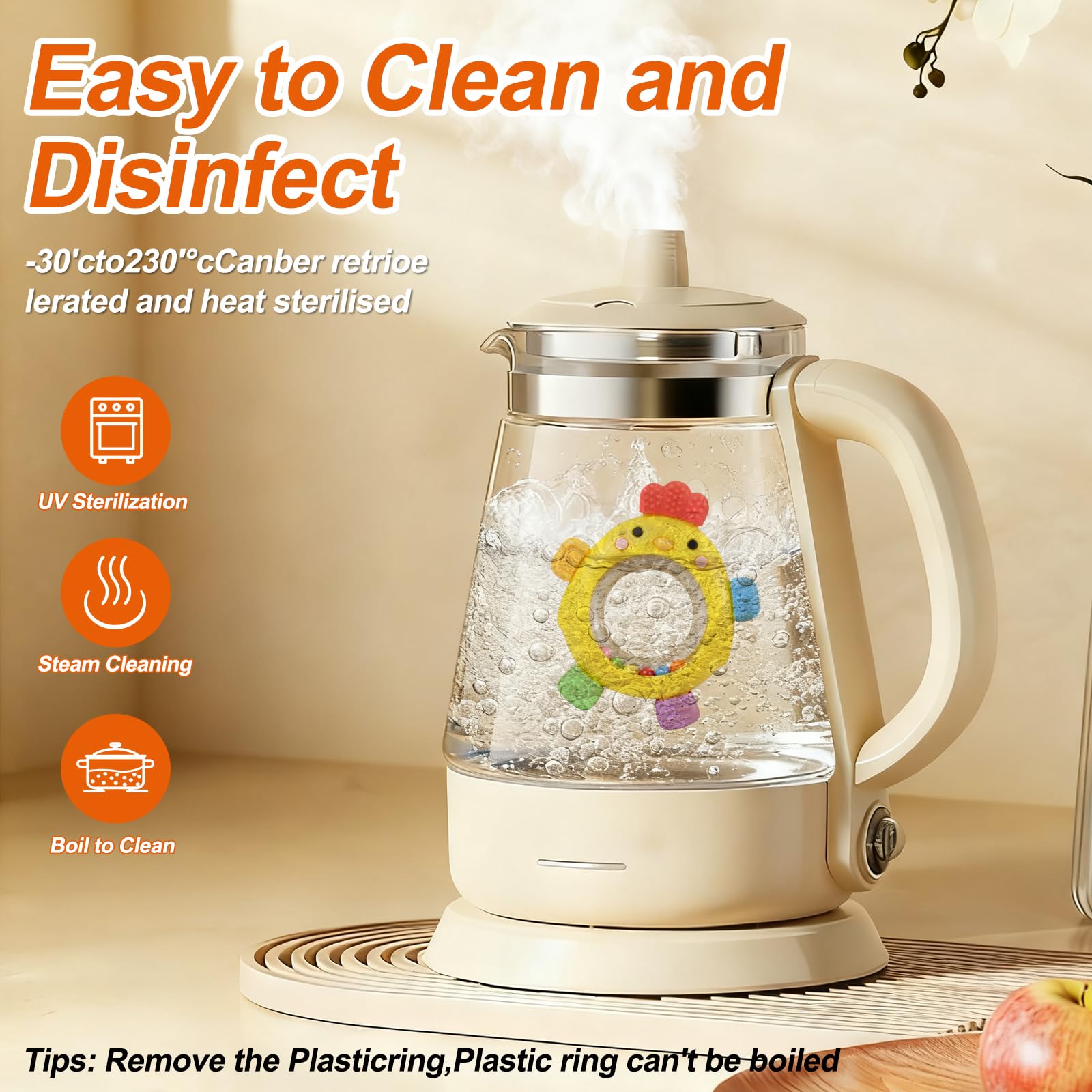SPICE PAWS teether texture provides gentle gum massage.