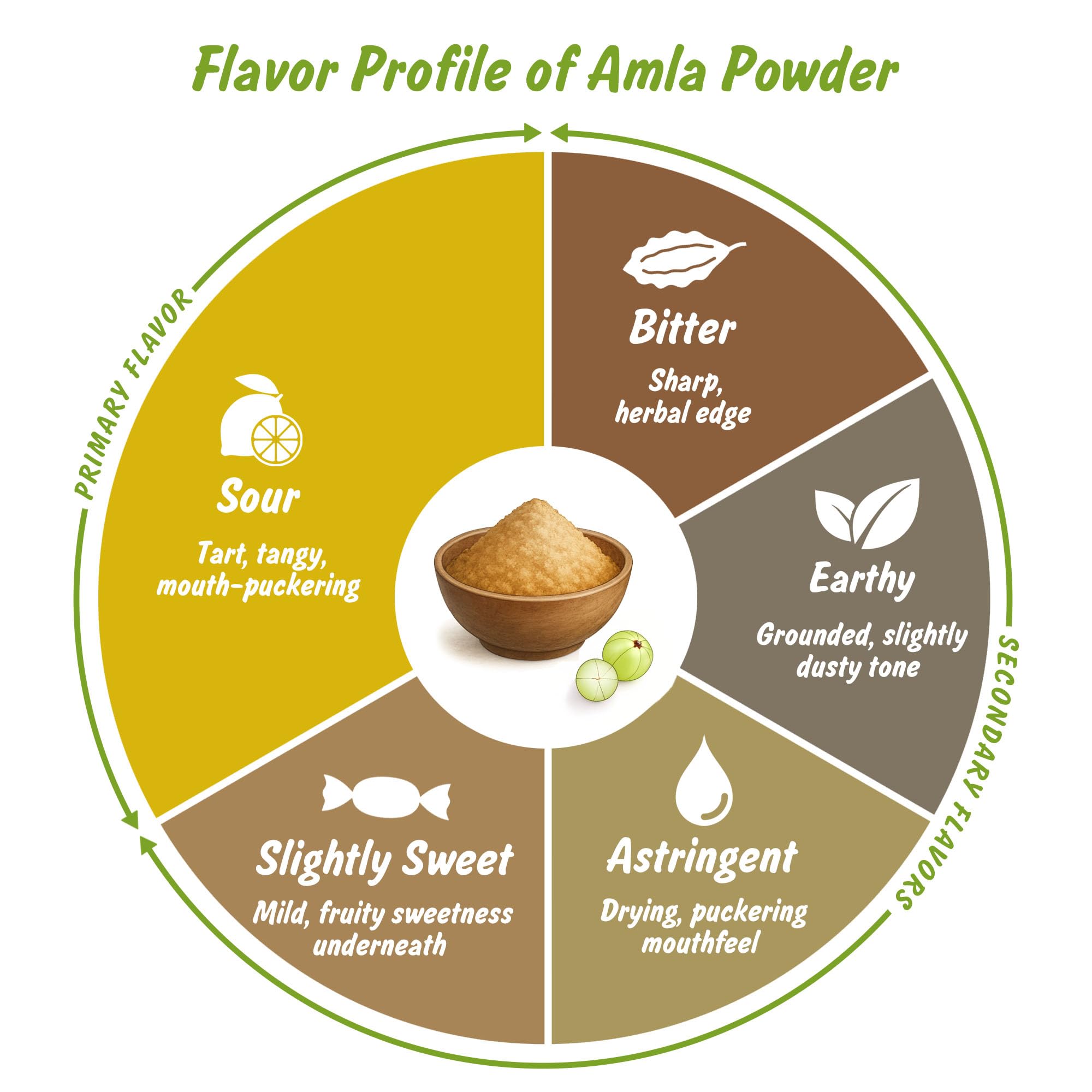 Illustration of Indian gooseberry origin for Spice Profile Amla Powder