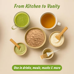 Close-up of Spice Profile Amla Powder label showing USDA Organic certification