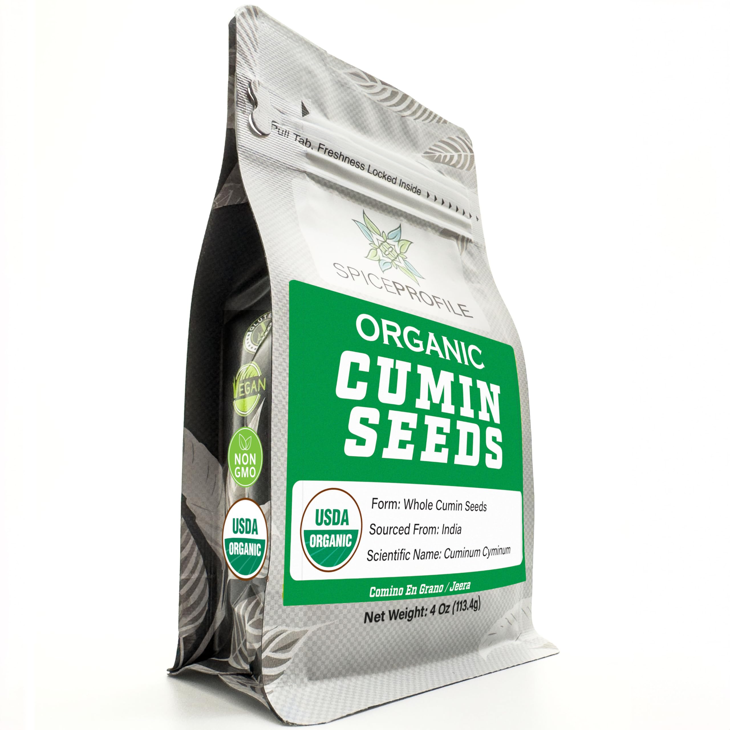 Spice Profile organic cumin seeds whole with bold aroma for curries and tempering