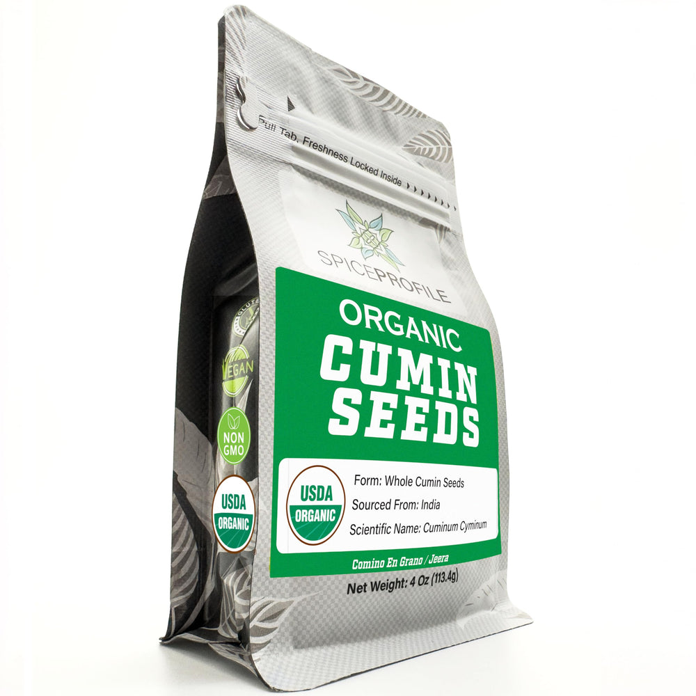 Spice Profile organic cumin seeds whole with bold aroma for curries and tempering