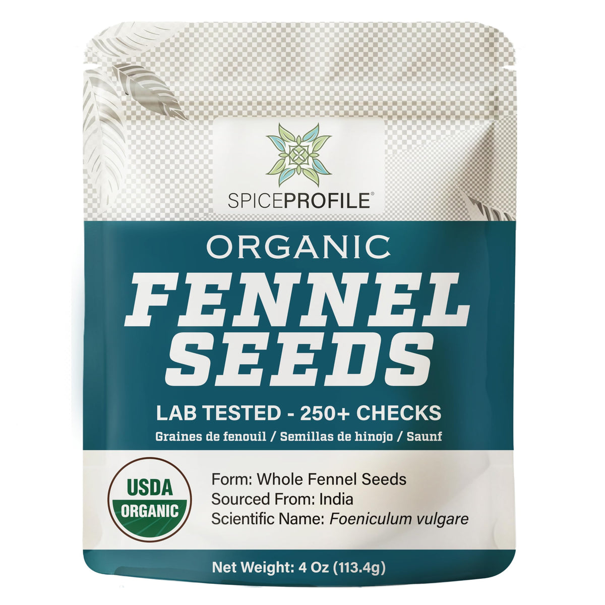 Spice Profile fennel seeds whole in resealable pouch for fresh cooking