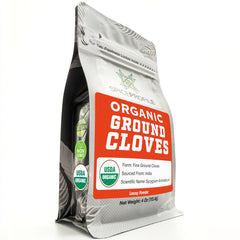 Spice Profile ground cloves powder in a resealable pouch delivers bold aroma.