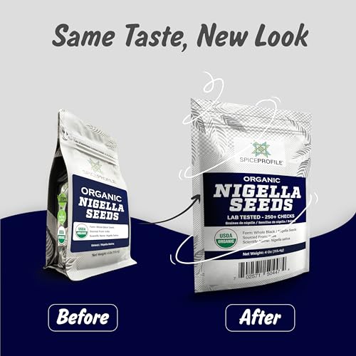 Spice Profile Nigella seeds ethically sourced from organic Indian farms.