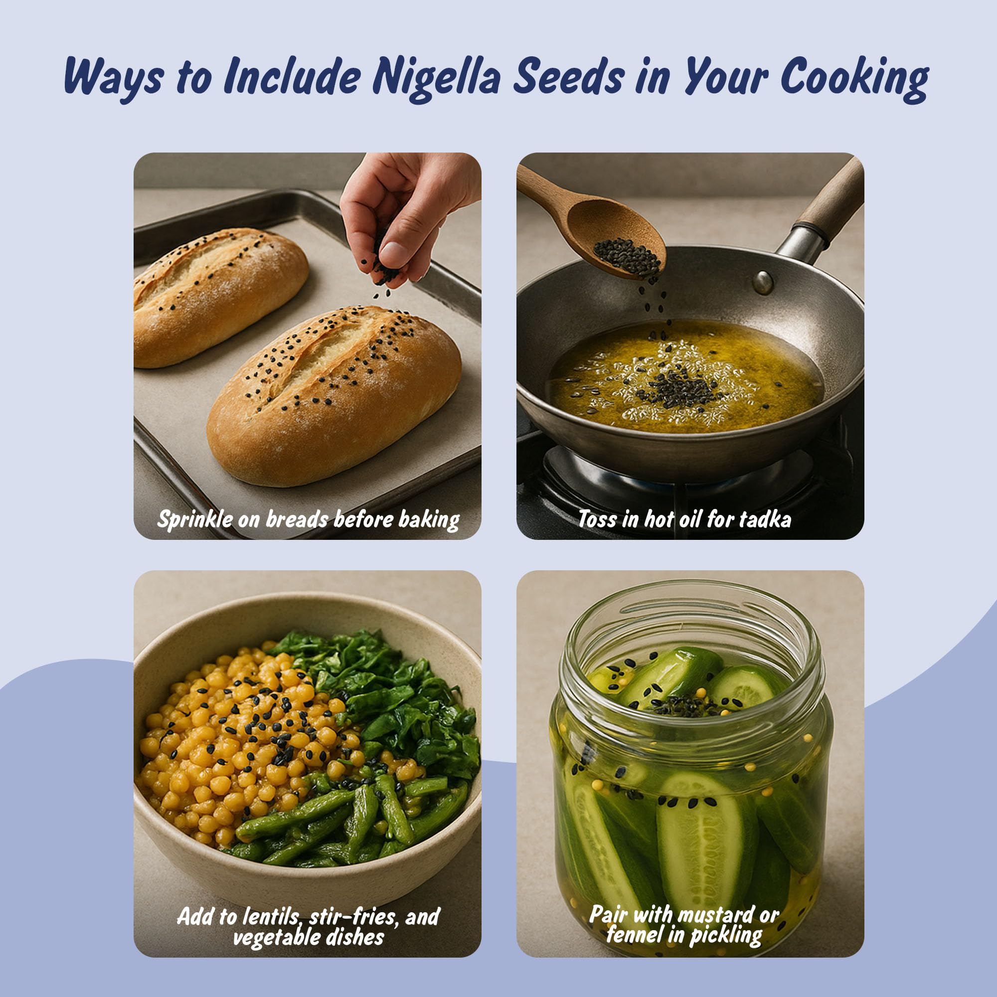 Spice Profile Nigella seeds show Indian origin label on packaging.