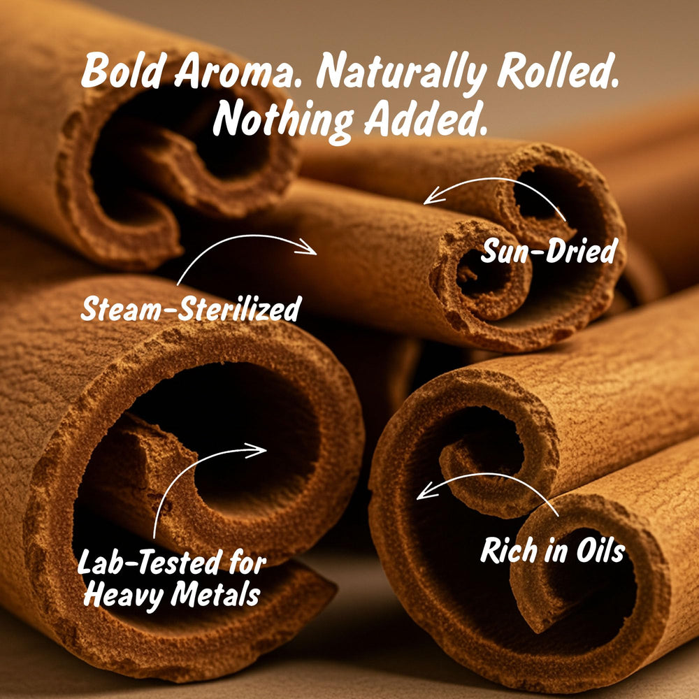 Spice Profile organic cinnamon with USDA label for purity