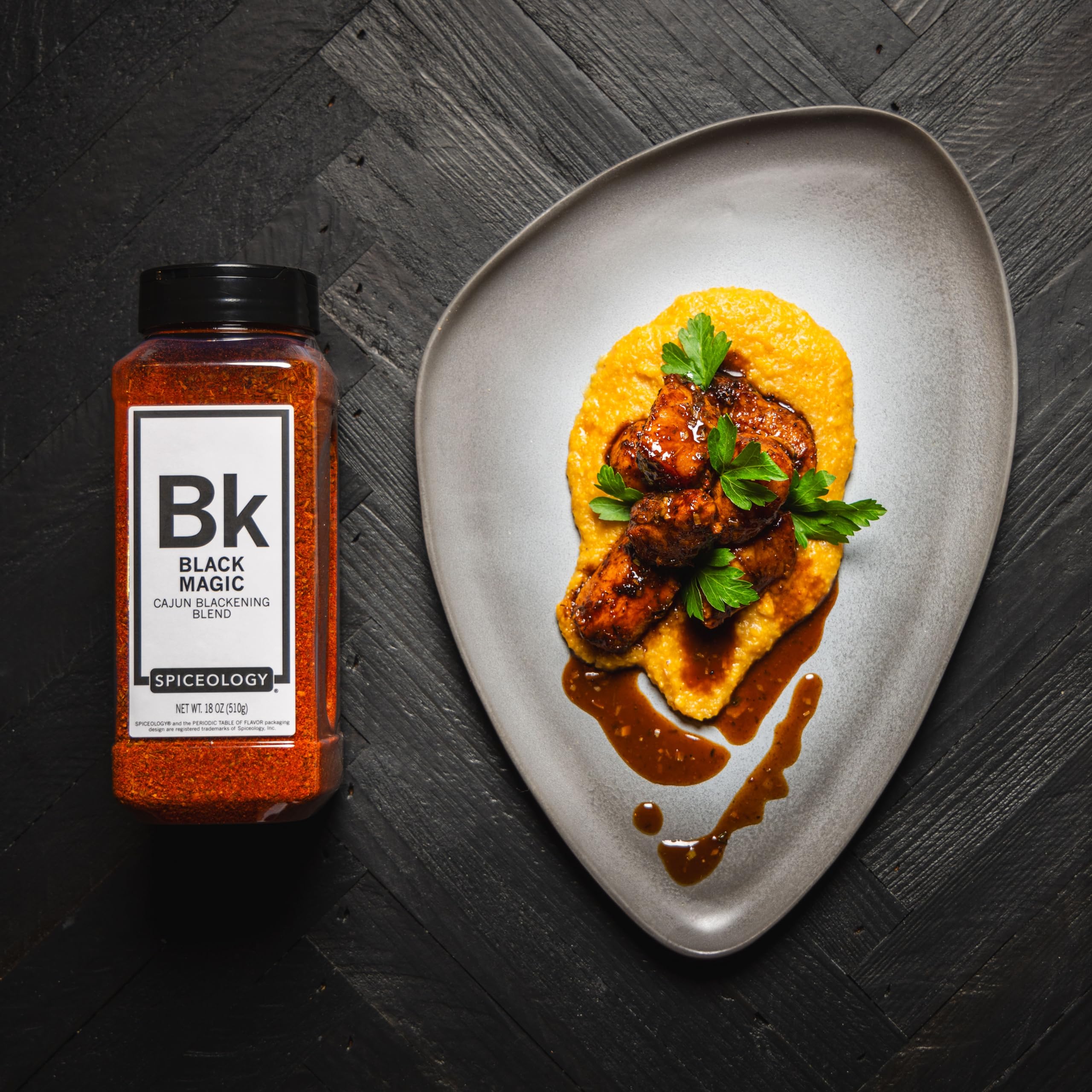 Spiceology Black Magic pork ribs with smoky Cajun bite