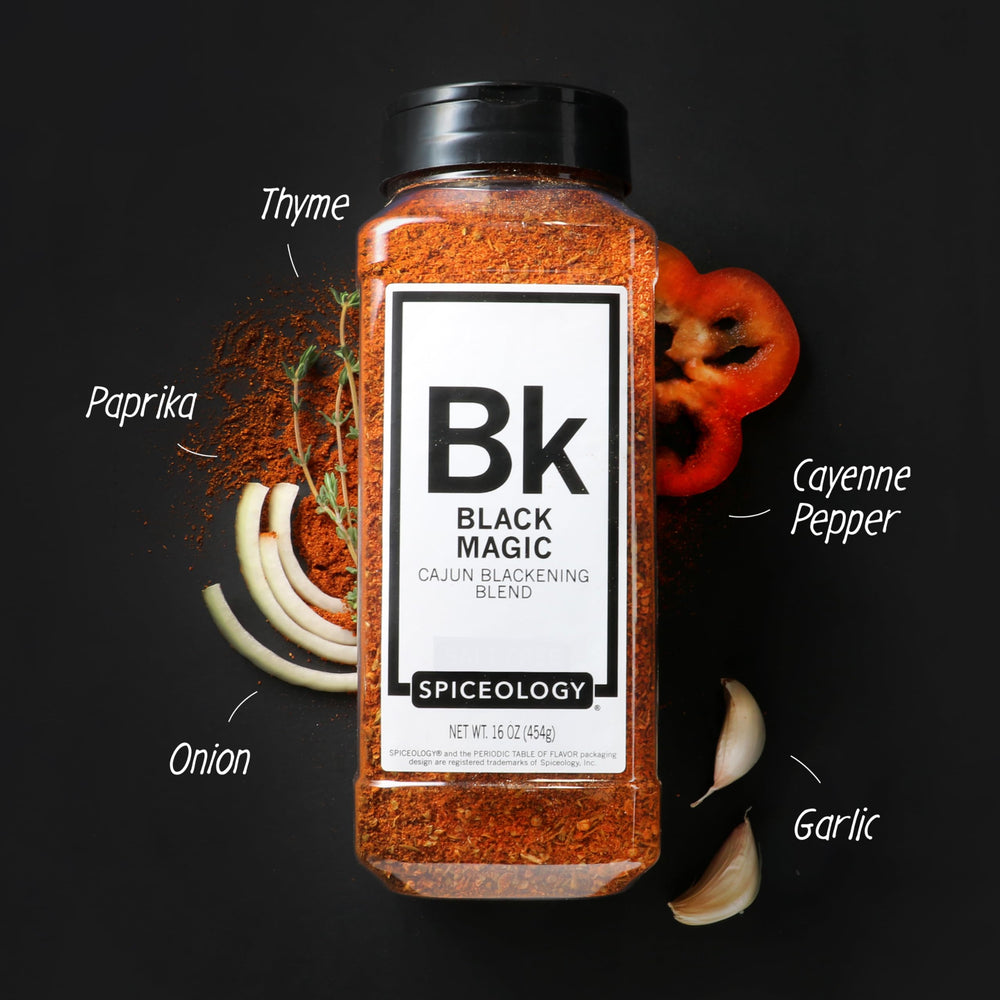 Spiceology Black Magic turkey roast seasoned with Cajun spice