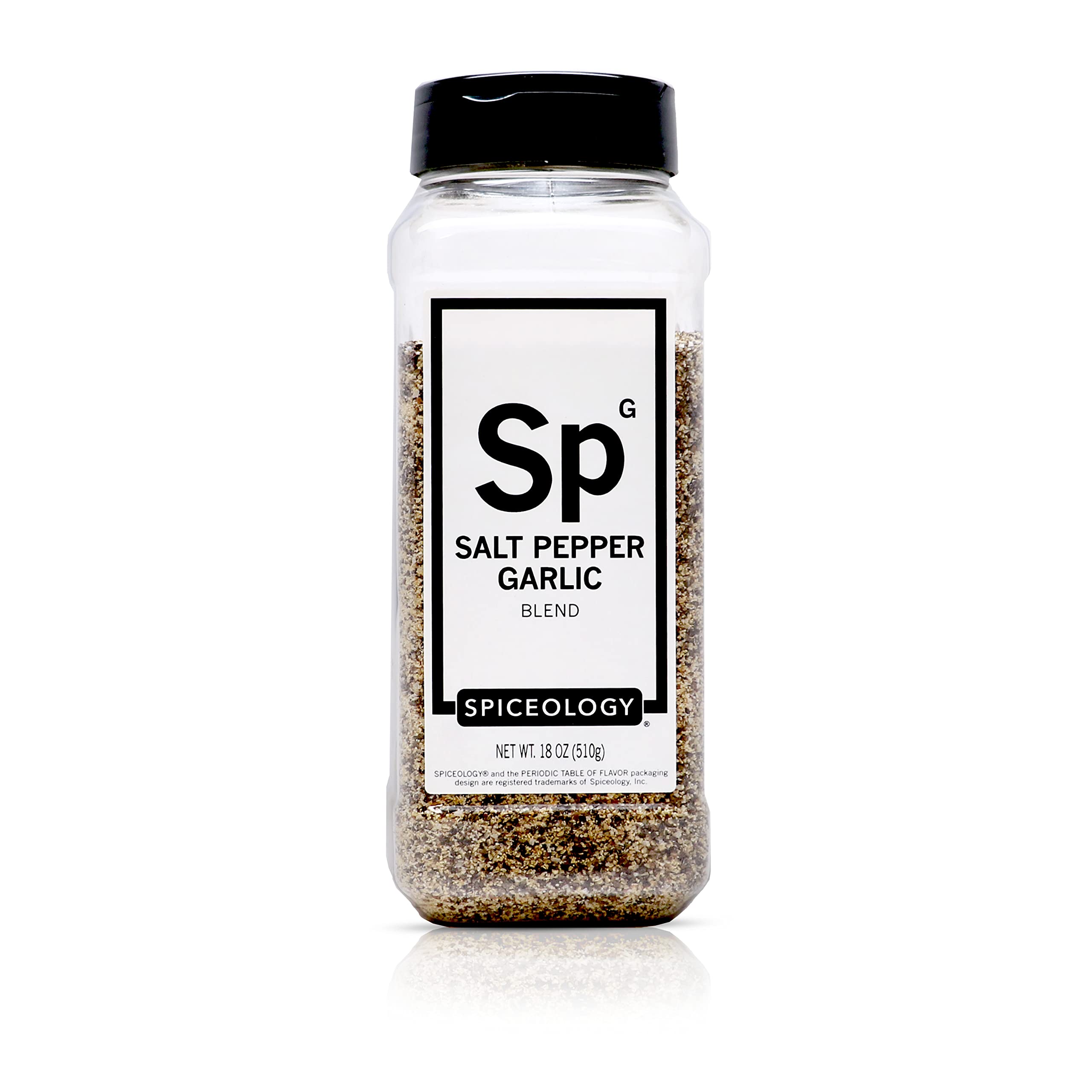 Spiceology SPG seasoning jar, versatile all-purpose rub for beef, pork, poultry and vegetables.