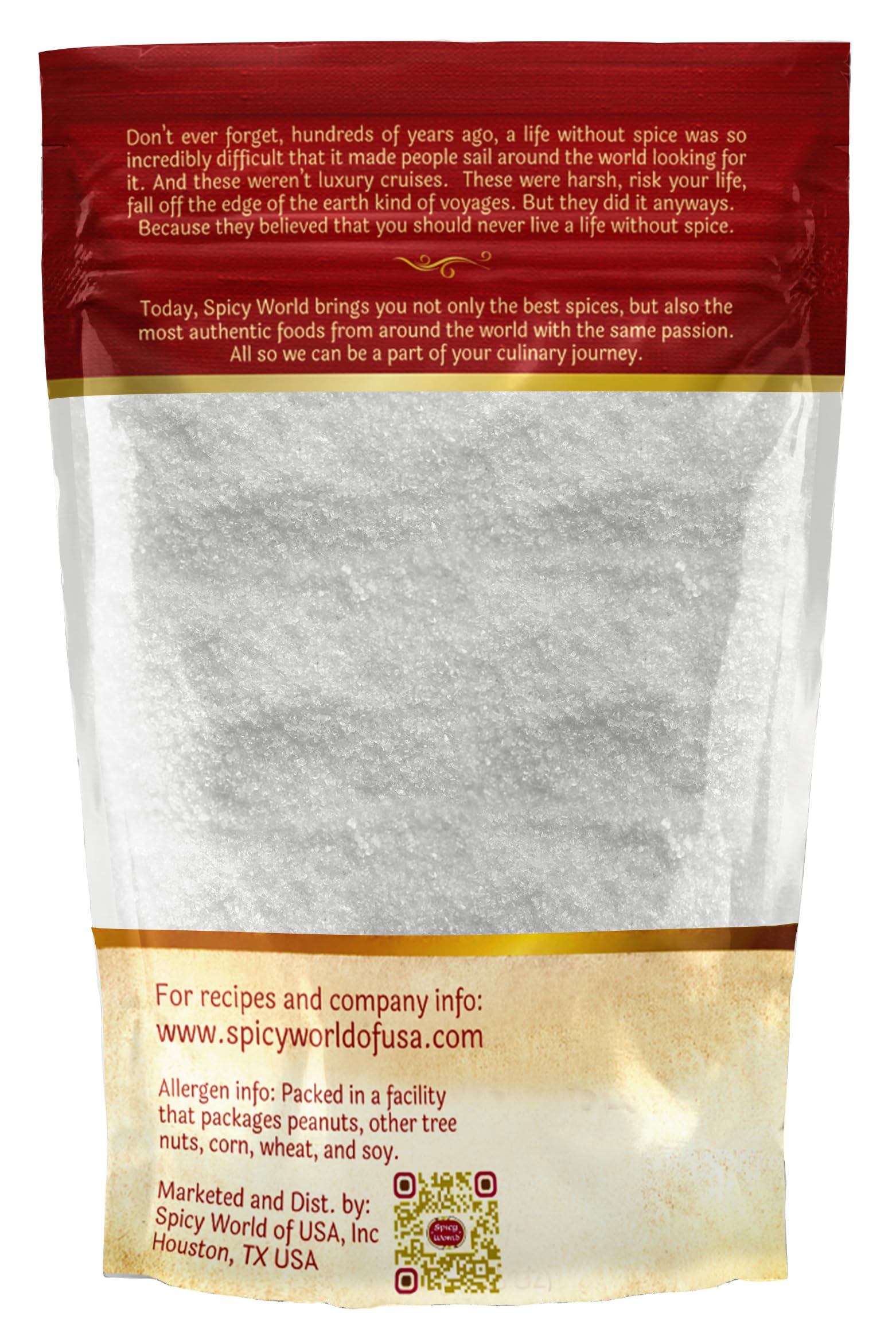 Spicy World Ascorbic Acid powder dissolving into a beverage for easy mix