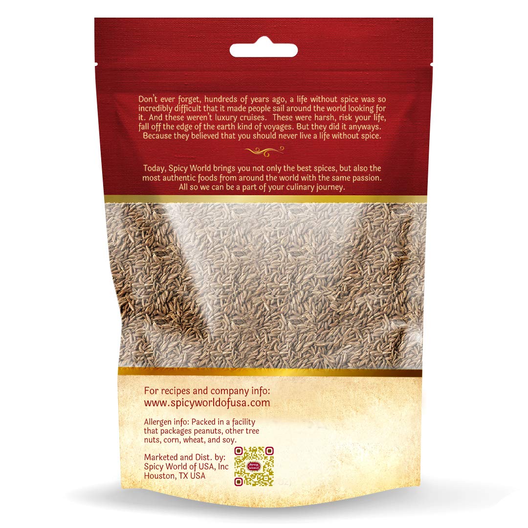 Spicy World caraway seeds provide pure flavor for everyday cooking.