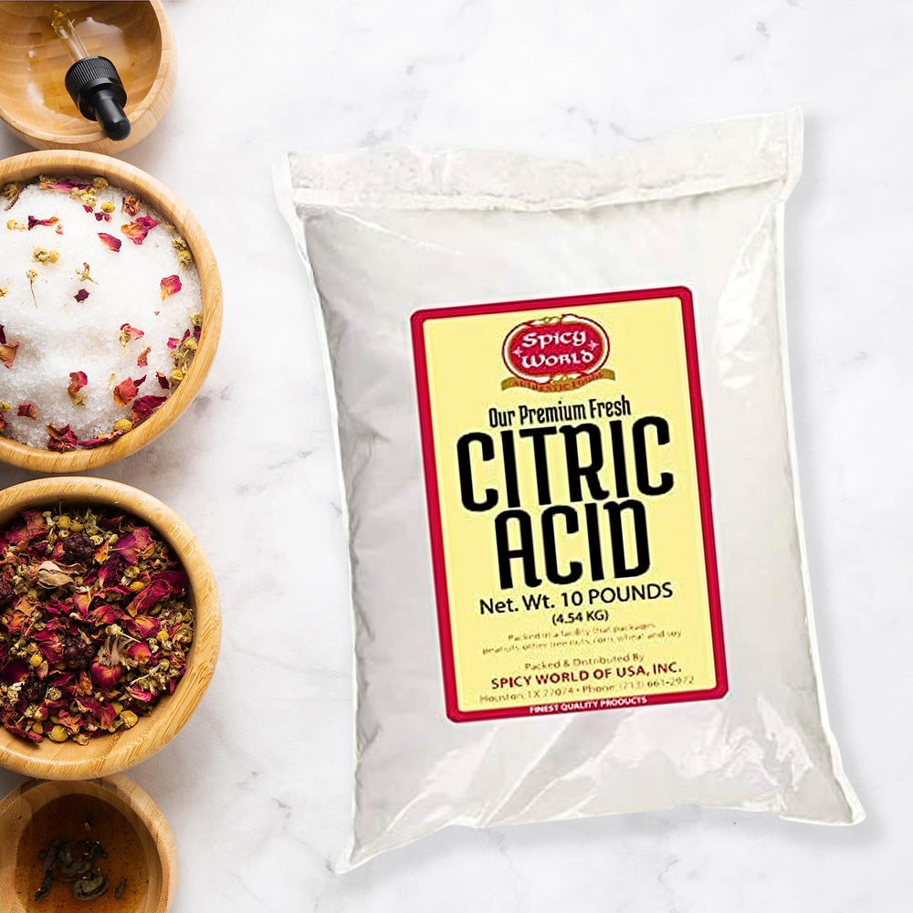 DIY beauty with Spicy World citric acid for bath bombs and masks