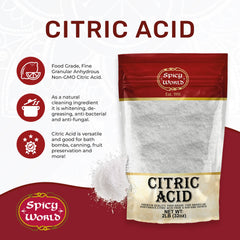 Spicy World citric acid kitchen-cleaning granules for appliances and dishware