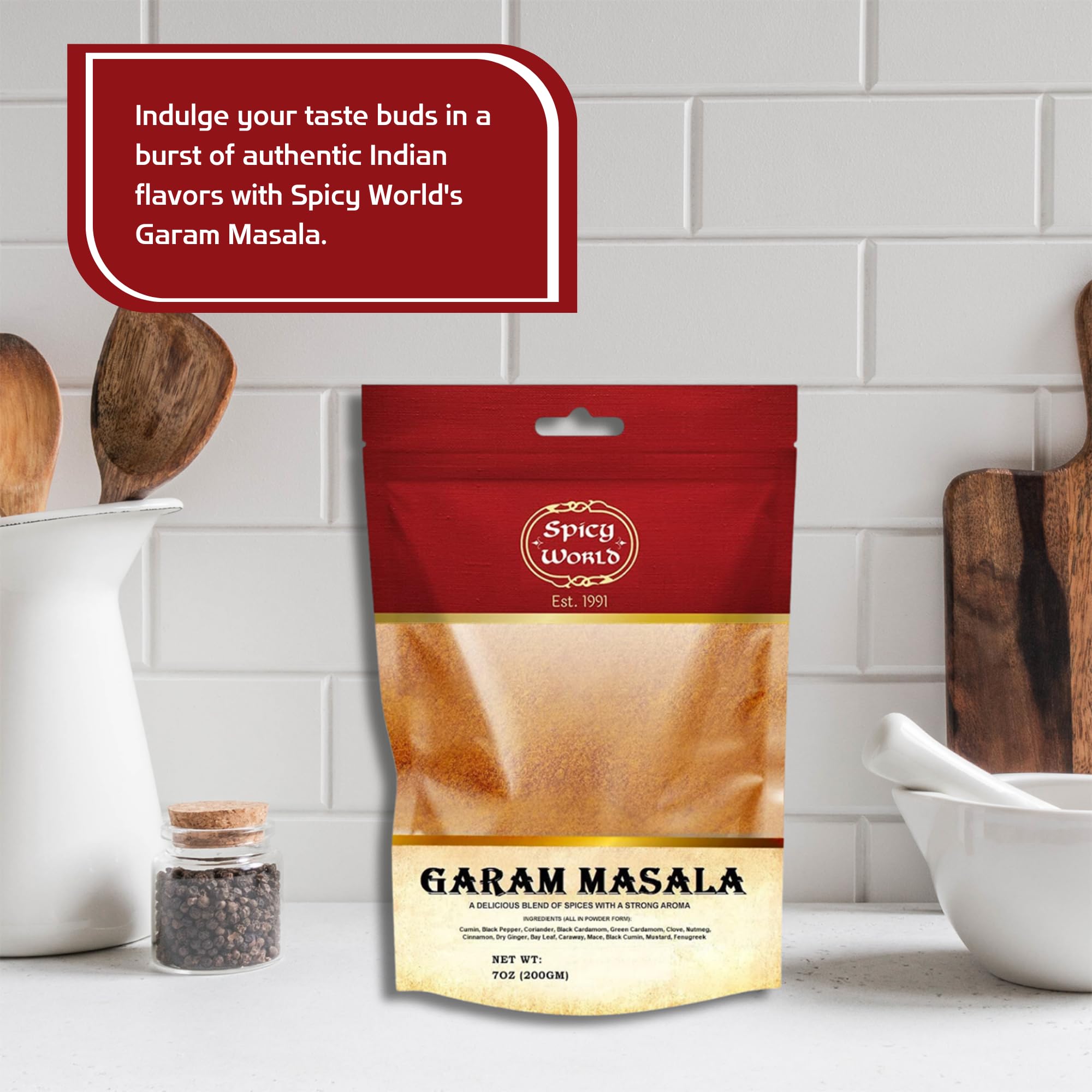 Savory curry simmer with garam masala adding depth.