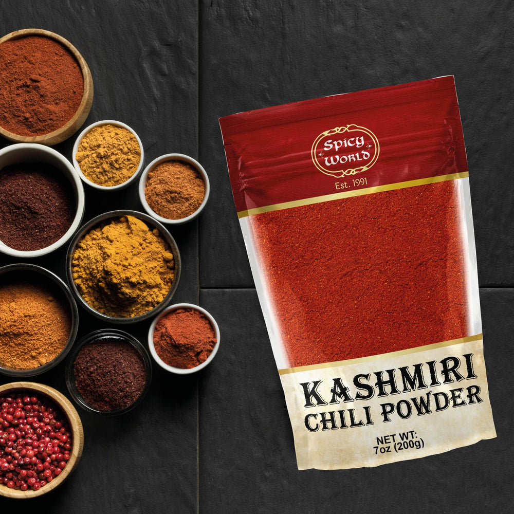 Spicy World Kashmiri powder provides restaurant-like color for tikka