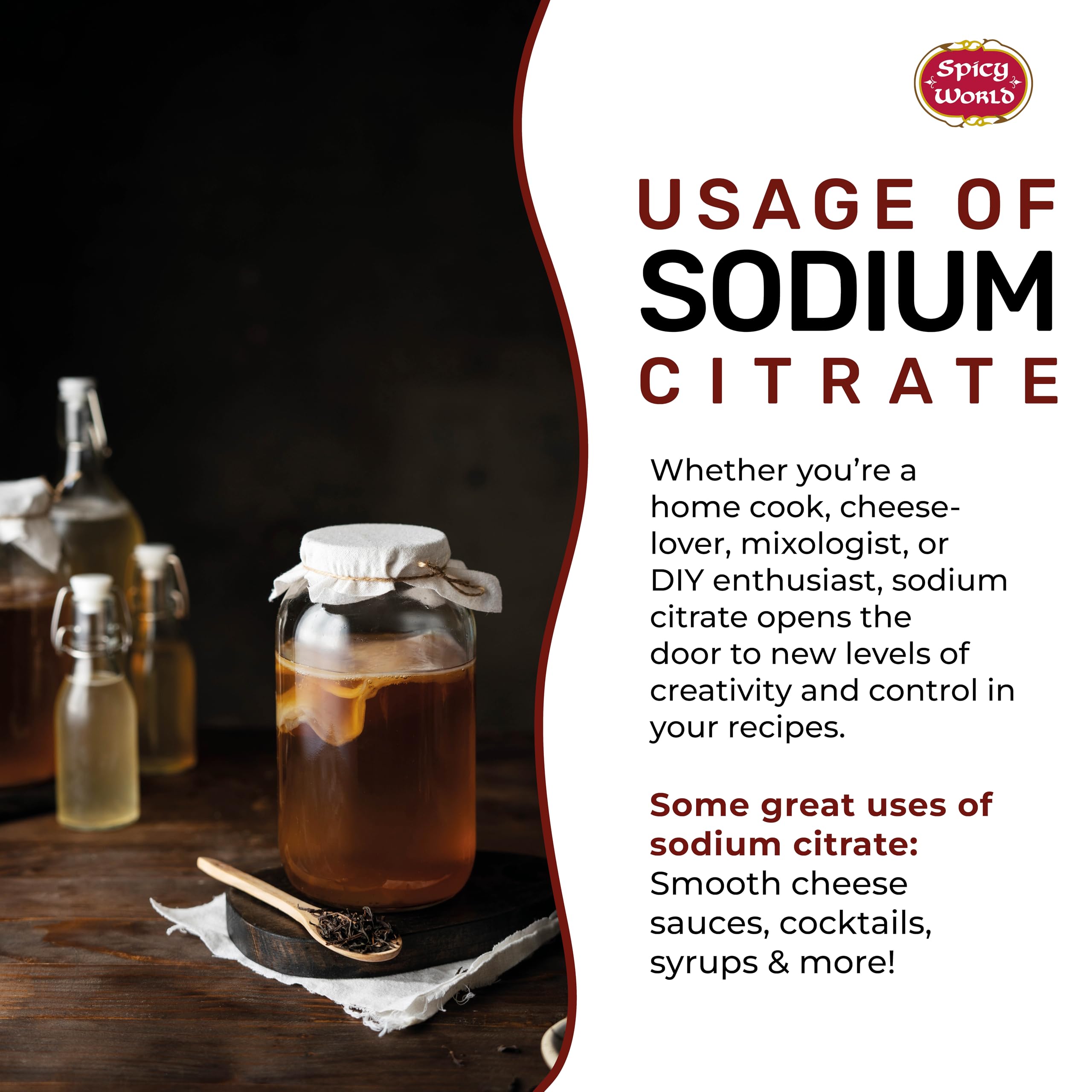 Spicy World molecular gastronomy ingredient stabilizes emulsions and textures