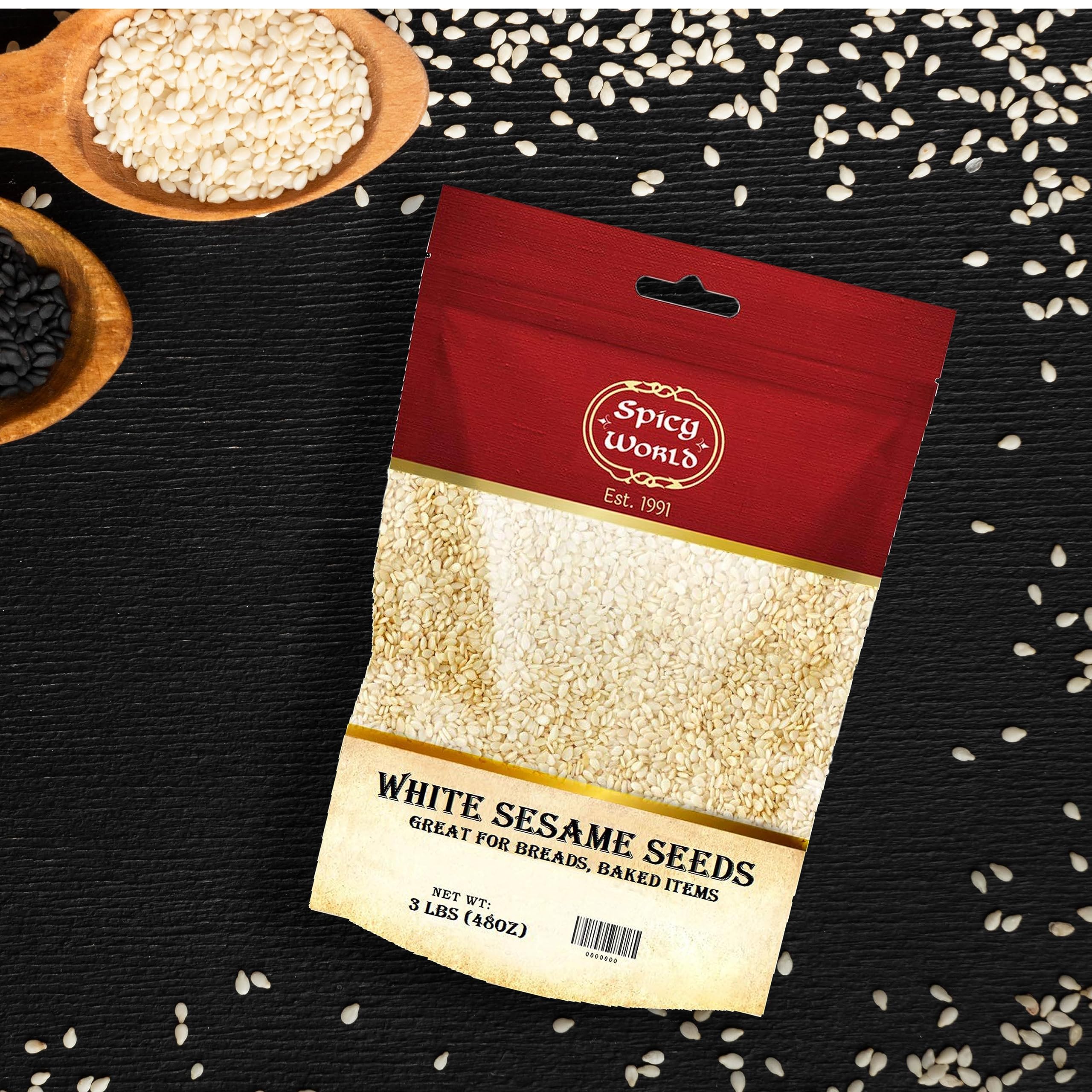 Spicy World white sesame seeds for sesame oil pressing
