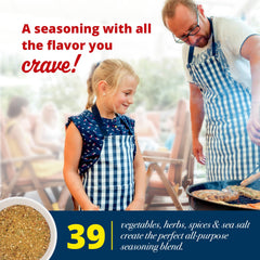Spike Original Seasoning Salt on vegetables boosts savory notes