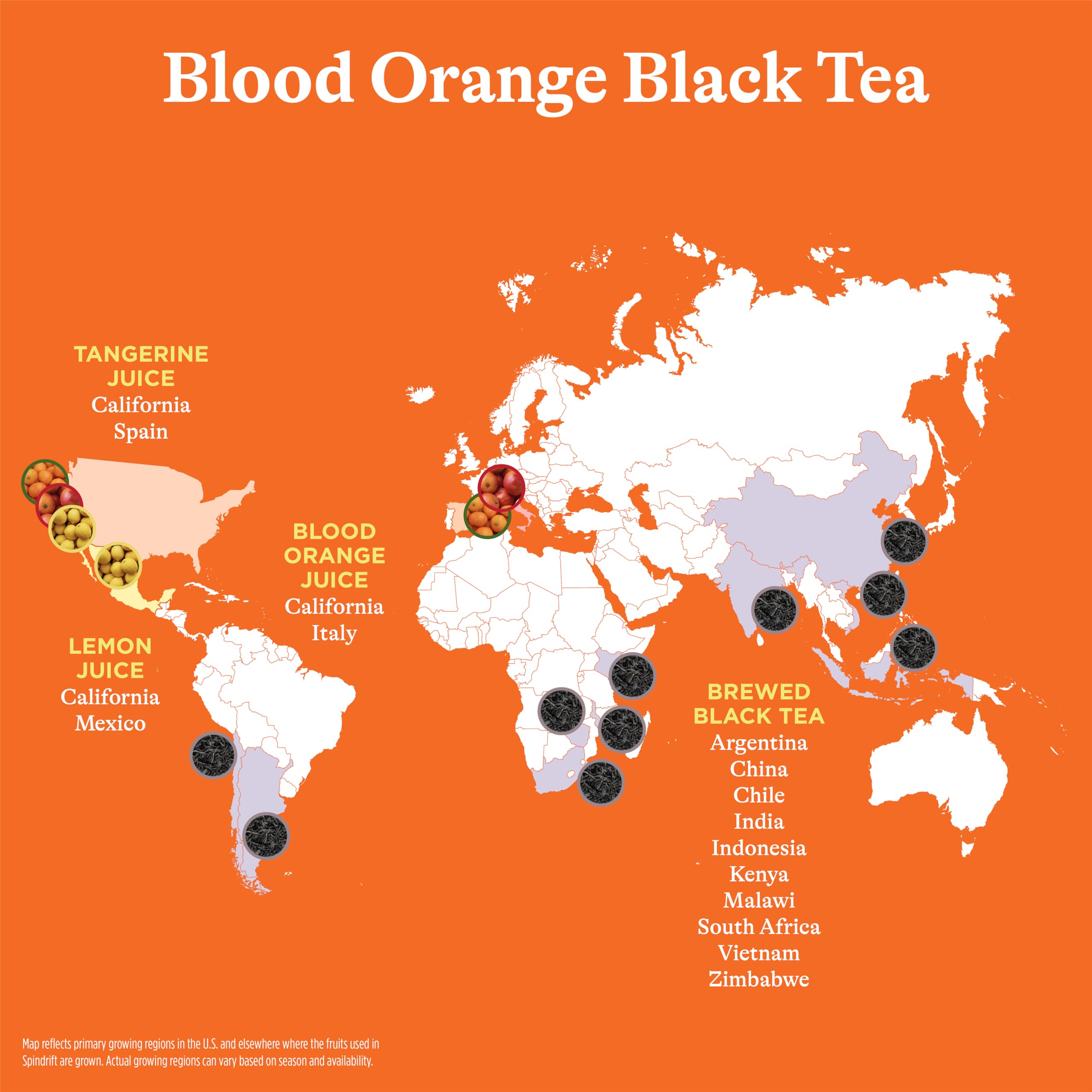 Pouring Spindrift Blood Orange Black Tea into a glass for a crisp, refreshing moment.