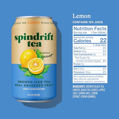 Spindrift real squeezed fruit blend with California lemon and crisp apple
