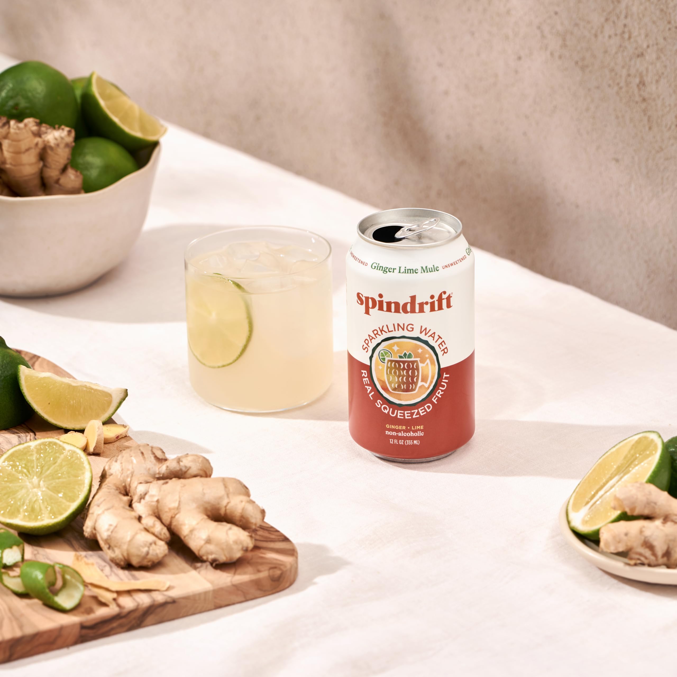 Spindrift Ginger Lime Mule highlights Peruvian ginger for spice