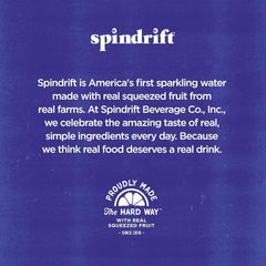 Spindrift kosher and gluten-free seals indicate non-GMO quality.