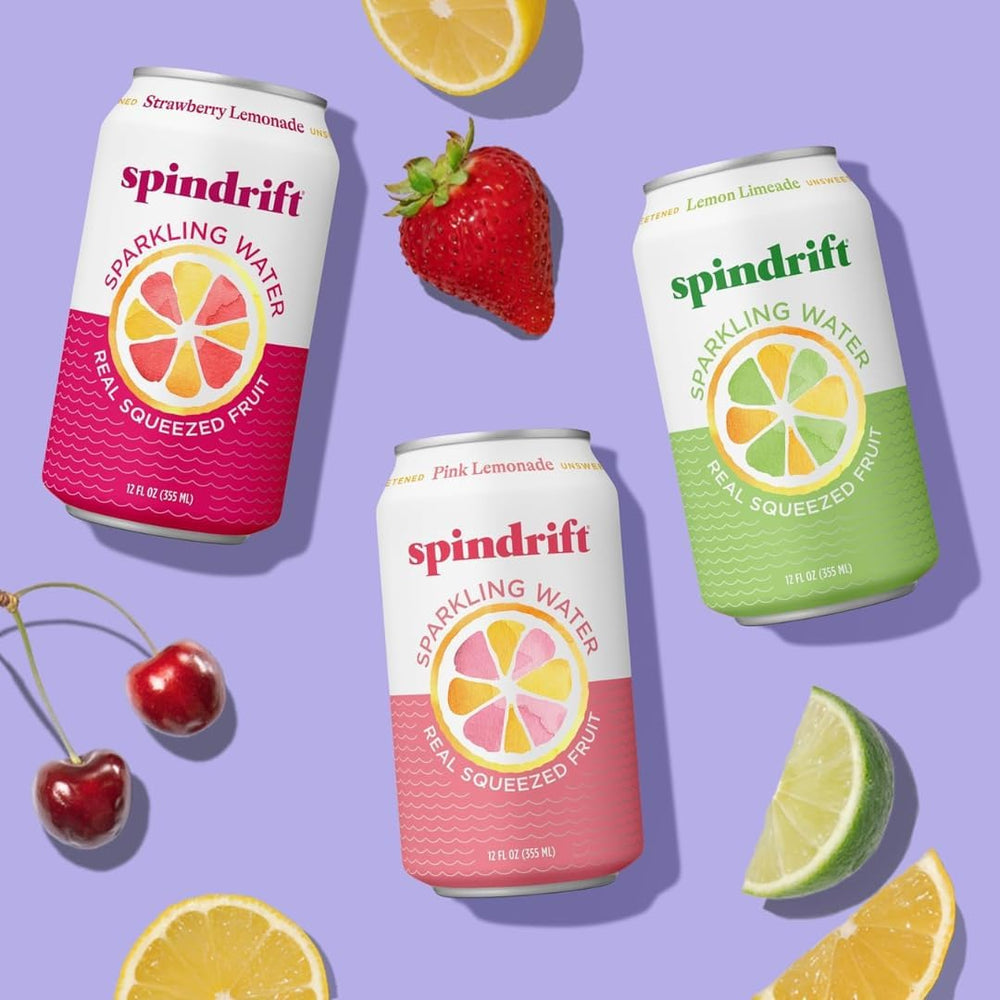 Spindrift lightly carbonated, pulpy texture reveals fuller flavor.