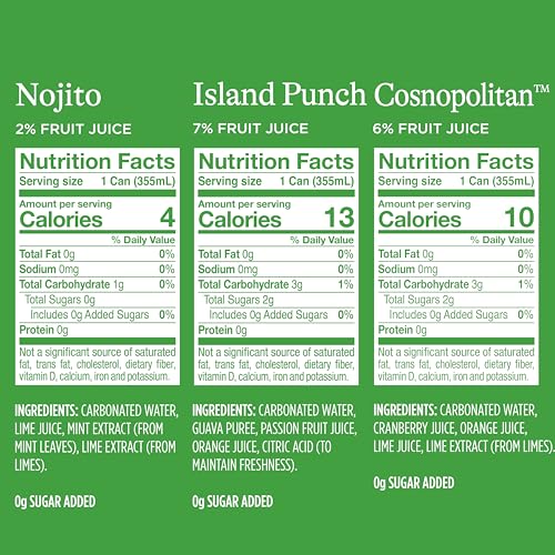 Spindrift Mocktail label close-up emphasizing real fruit juice infusion.