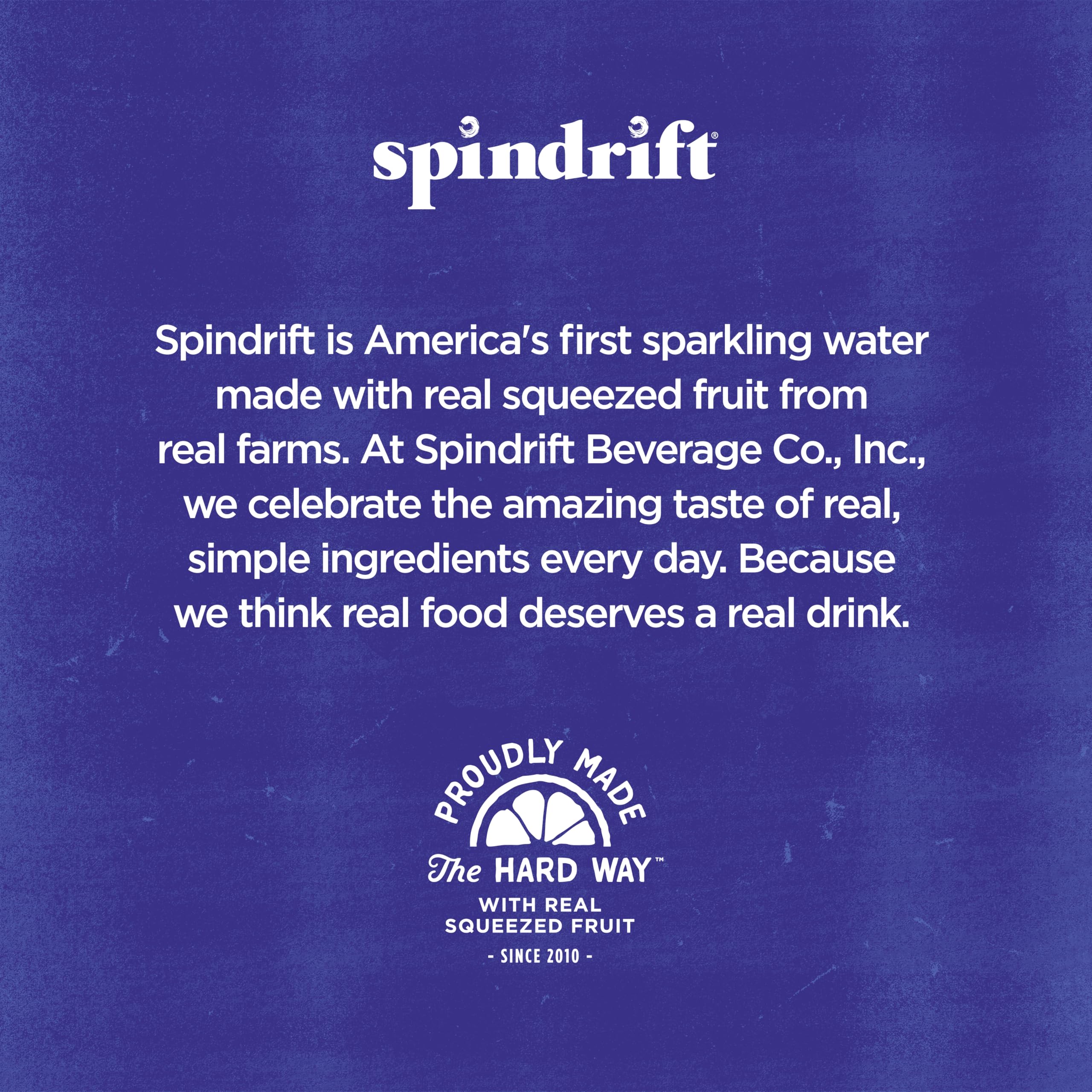 Spindrift can poured over ice, easy mixer for cocktails