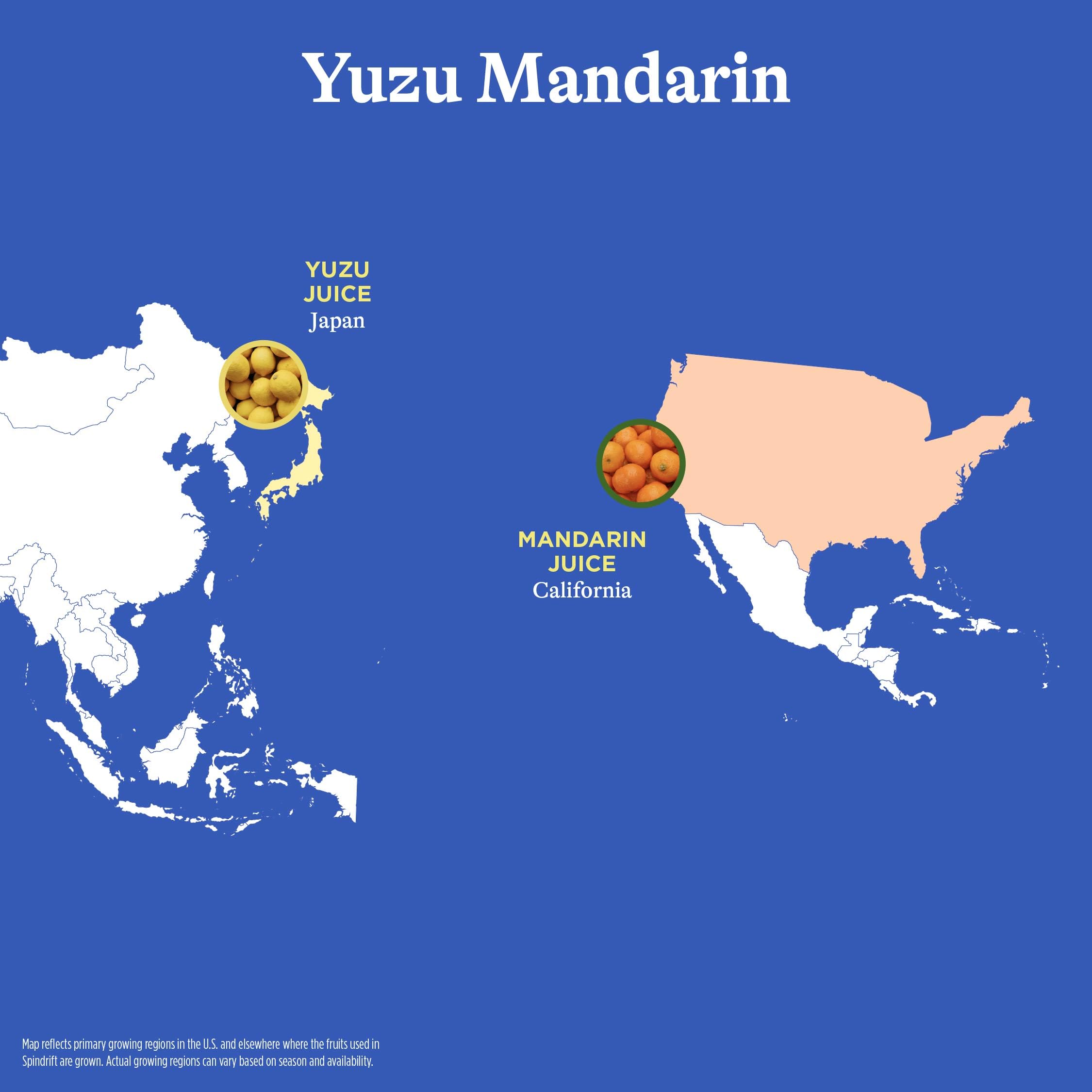 Spindrift Yuzu Mandarin pour captures bubbles and zesty notes for a bright sip.