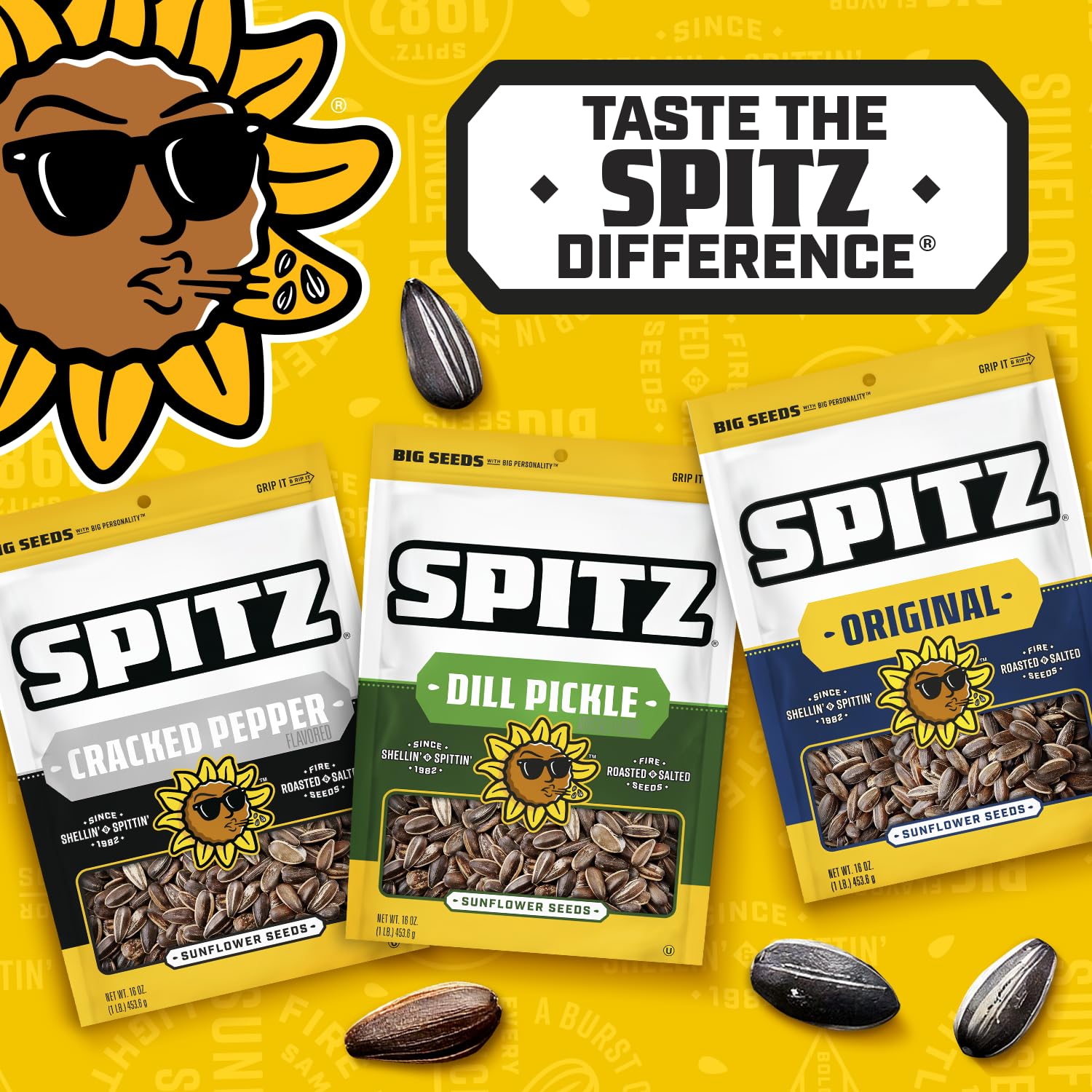 Spitz big seeds with personality offer satisfying crunch