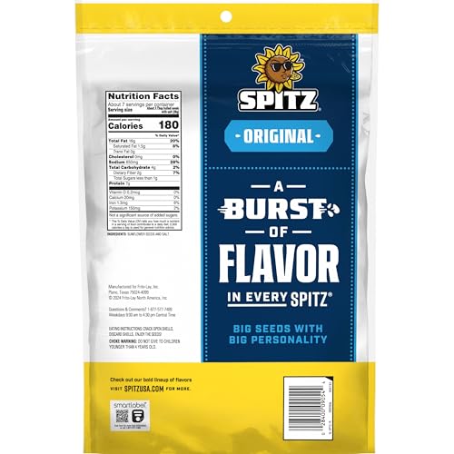 Spitz on-the-go snack bag filled with fire roasted seeds for cravings