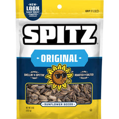 Spitz Sunflower Seeds Salted bag: on-the-go crunchy snack for busy days.