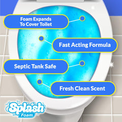 Splash Foam 14 oz bottle ready for multiple deep cleans.