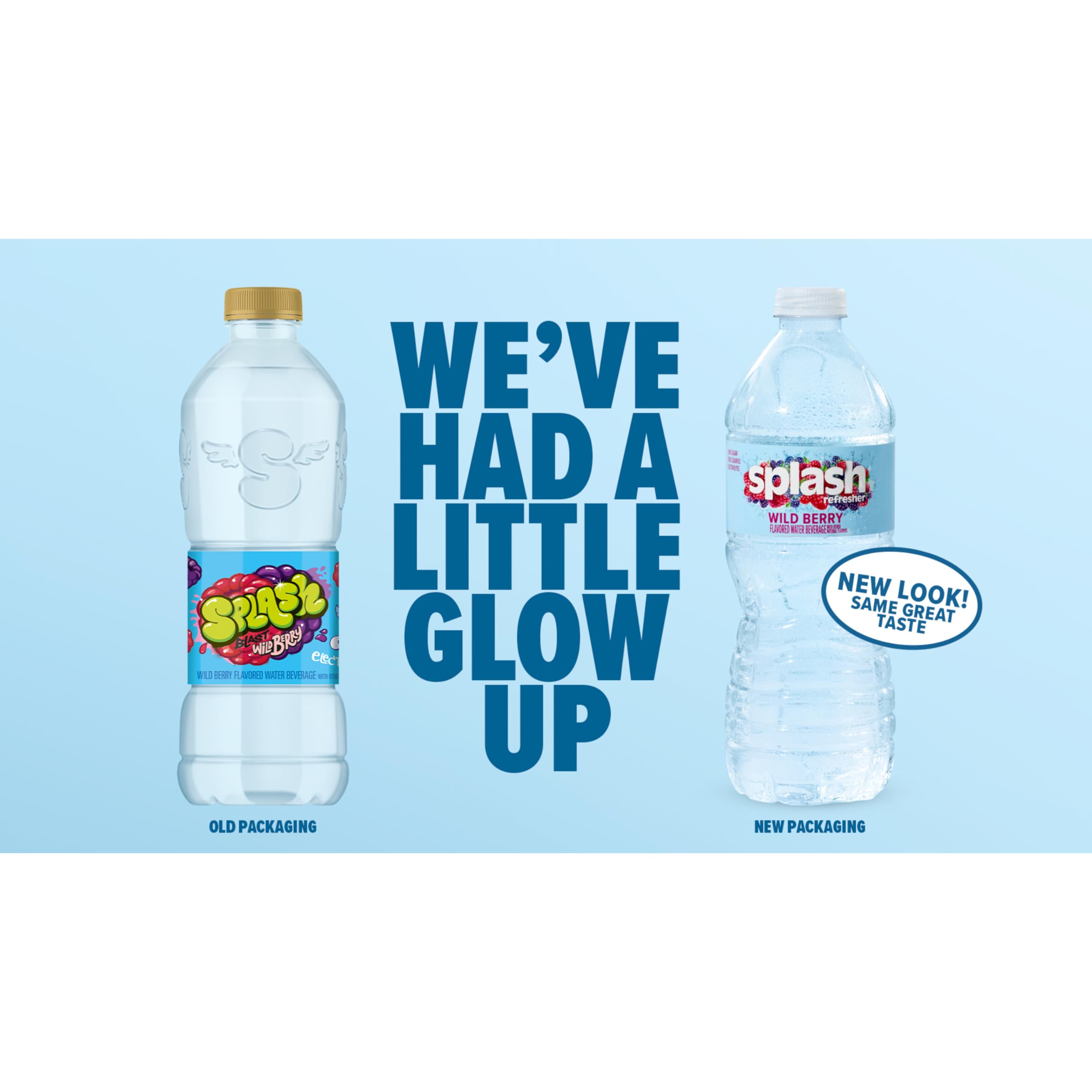 SPLASH REFRESHER Acai Grape pack 24 bottles offers convenient hydration for the day.