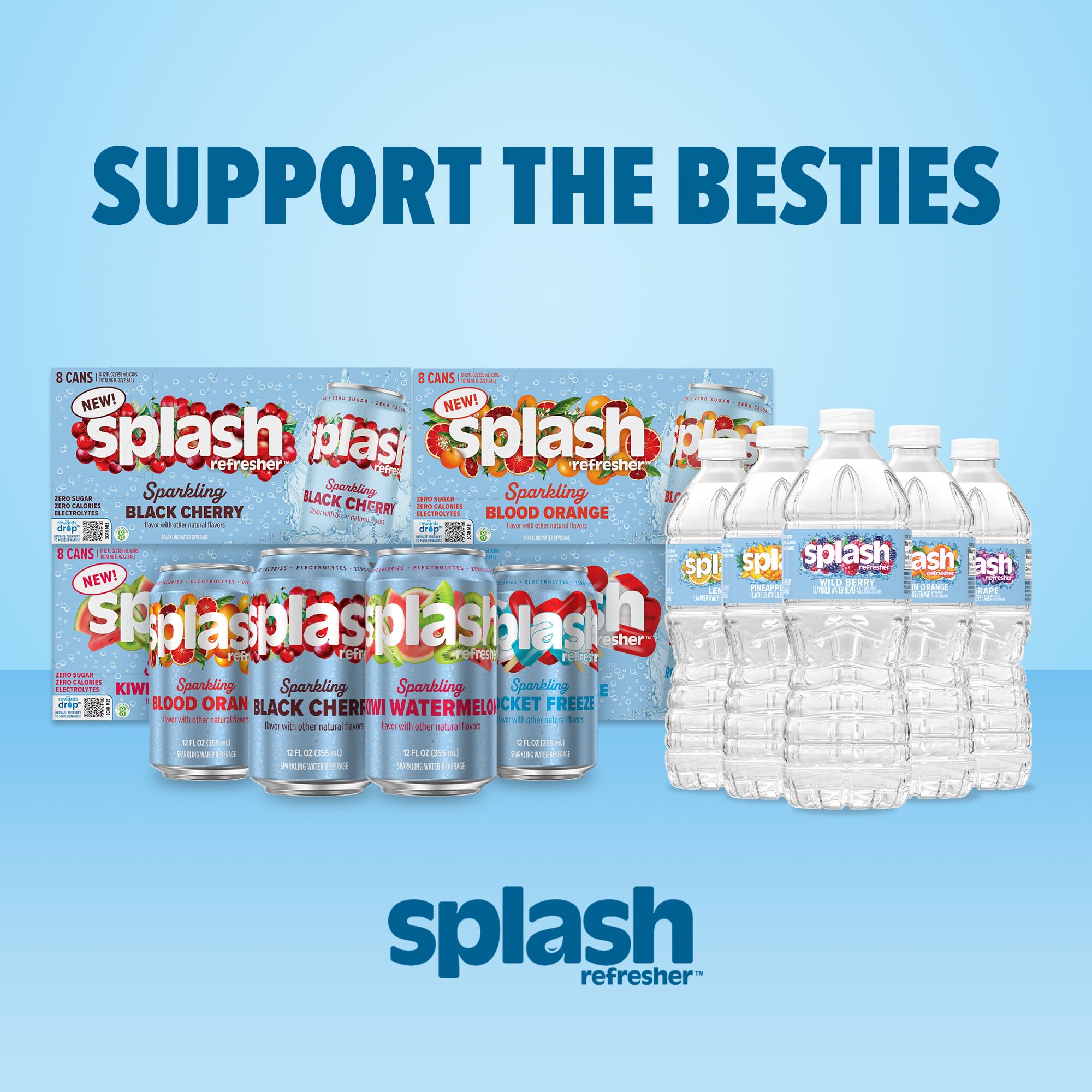 Chill and enjoy a cold Splash Refresher can after a workout.