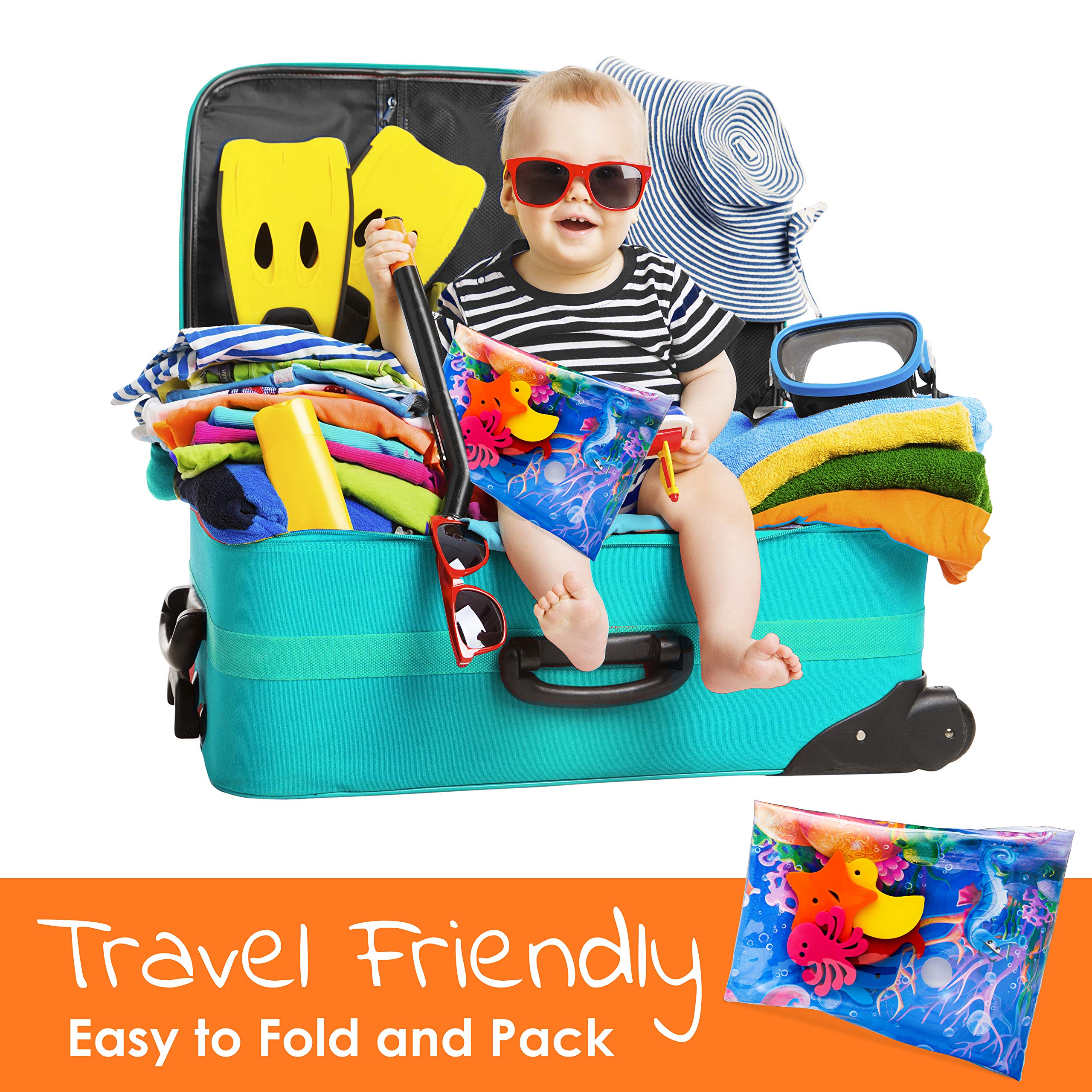 Splashin'kids BPA-free, eco-friendly water mat for safe infant play.