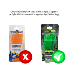 SplatRBall water beads for easy hydration and smooth loading.