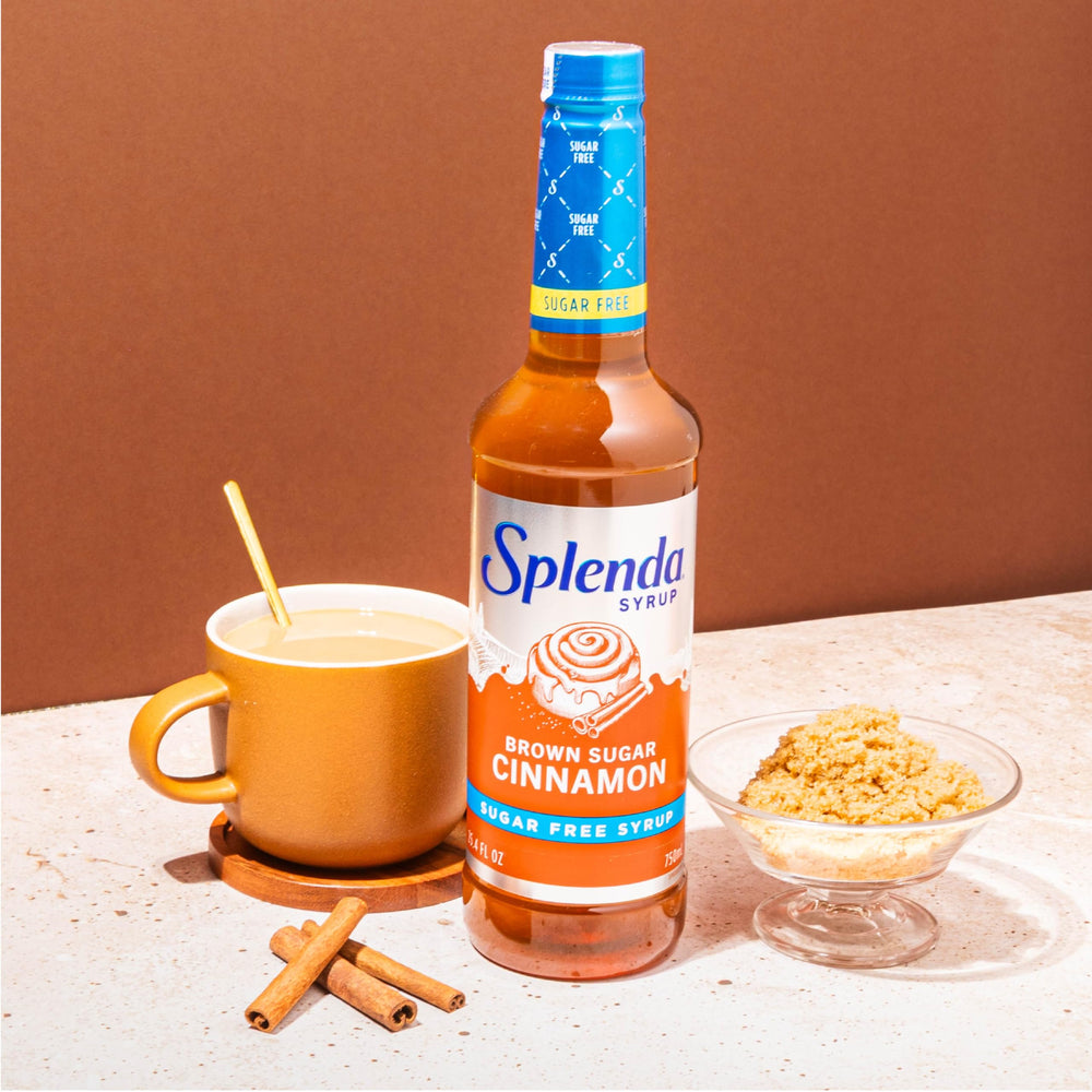 Splenda sugar-free syrup flavors tea and other beverages.