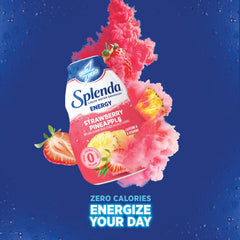 SPLENDA Energy 30 servings label detail emphasizes long-lasting flavor