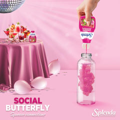 SPLENDA liquid water enhancer strawberry watermelon ideal for gym bottles