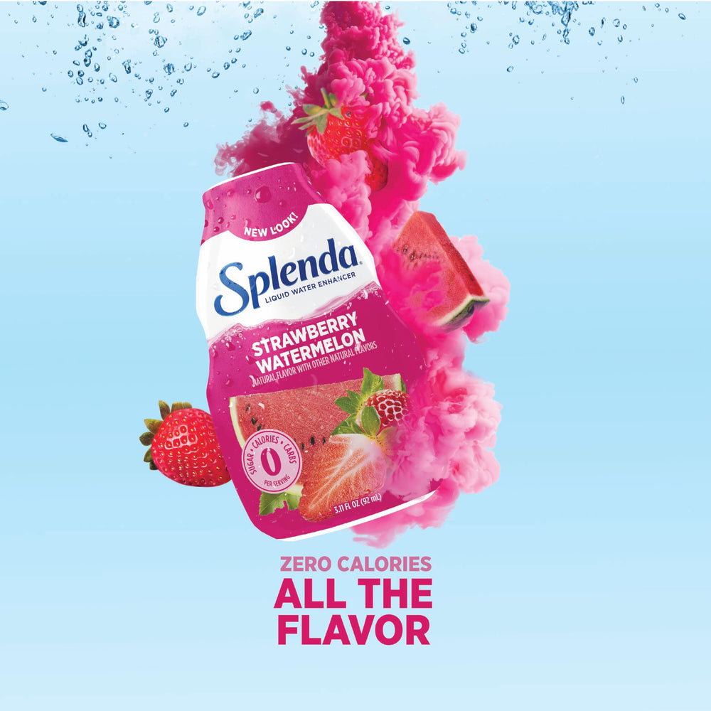 Splenda strawberry watermelon drops boost hydration flavor without sugar