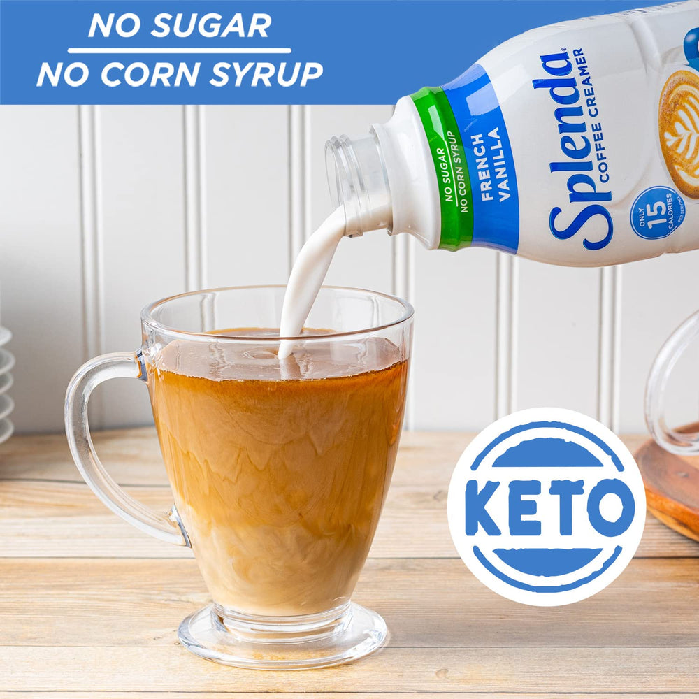 Refrigerate after opening SPLENDA French Vanilla creamer for best taste.