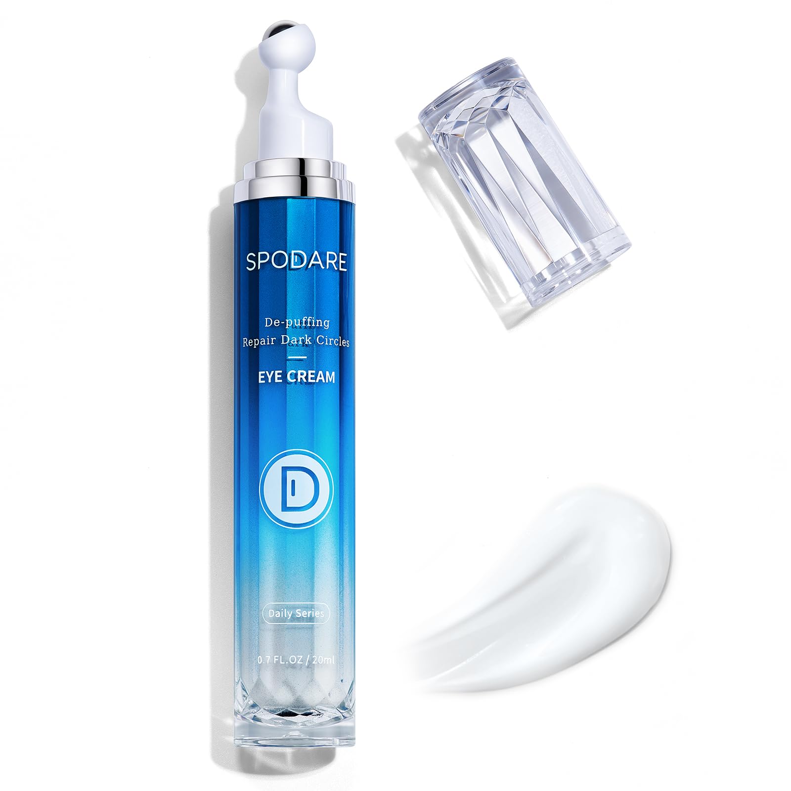 SPODARE 360° rollerball eye cream soothing under-eye contours with cooling massage.