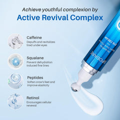 SPODARE caffeine eye cream targets dark circles for a brighter under-eye appearance.