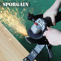 SporGain blade sharpener shows 15°-45° angle adjustment with thumb screws