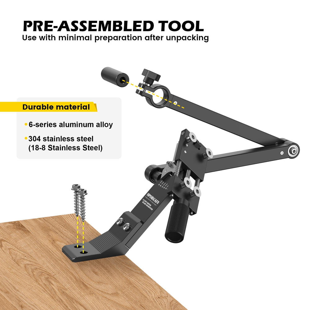 SporGain universal compatibility fits most angle grinders