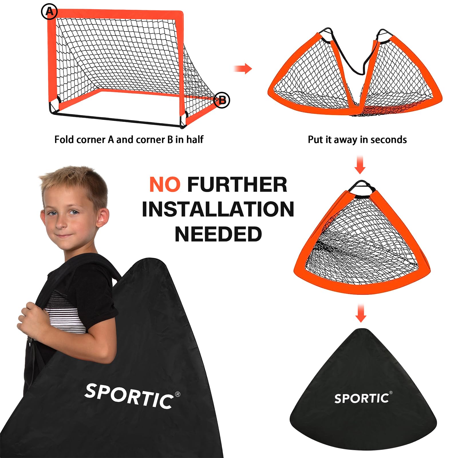  Sportic carrying bag simplifies transport and storage after training